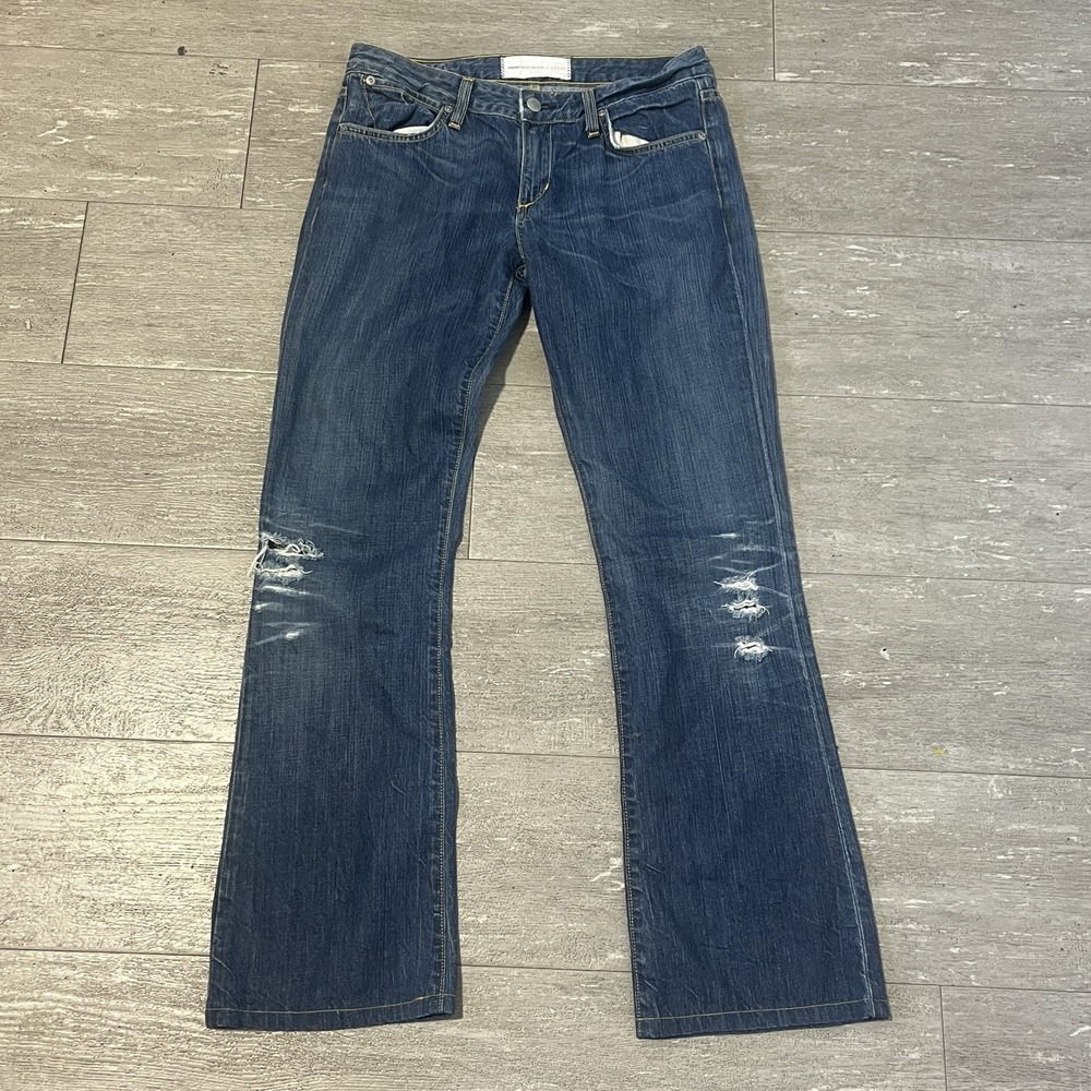 Paper Denim And Cloth Womens‎ Jeans Straight Leg Distressed Size 28